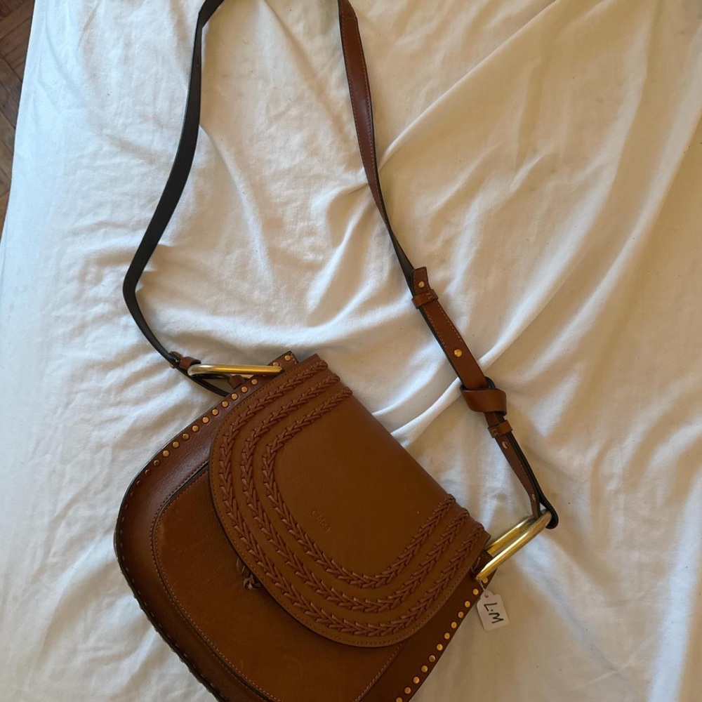Chloe Marcie Tan Leather Bag